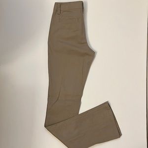 Lee tan girls flare uniform pants size 1